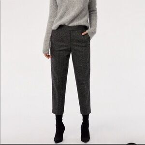 Aritzia Babaton Babaton wool blend  Conan trouser pant in herringbone  , sz : 4